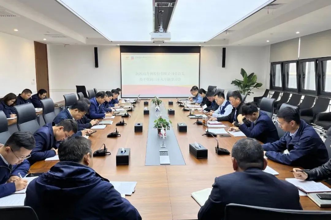 陜直股份、秦漢通航傳達學習貫徹黨的二十大精神
